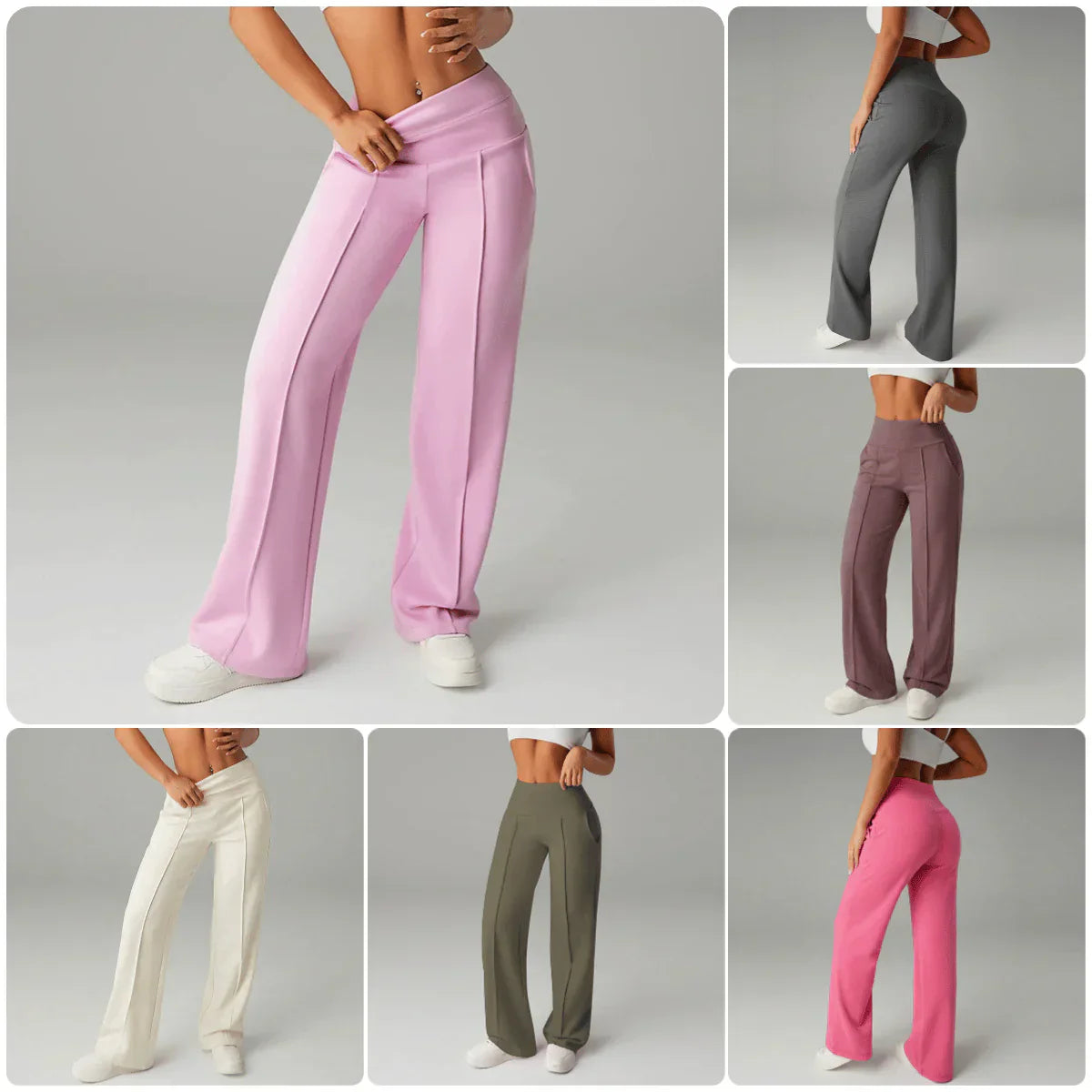 Loreto | Pantalón recto de tiro alto confort chic
