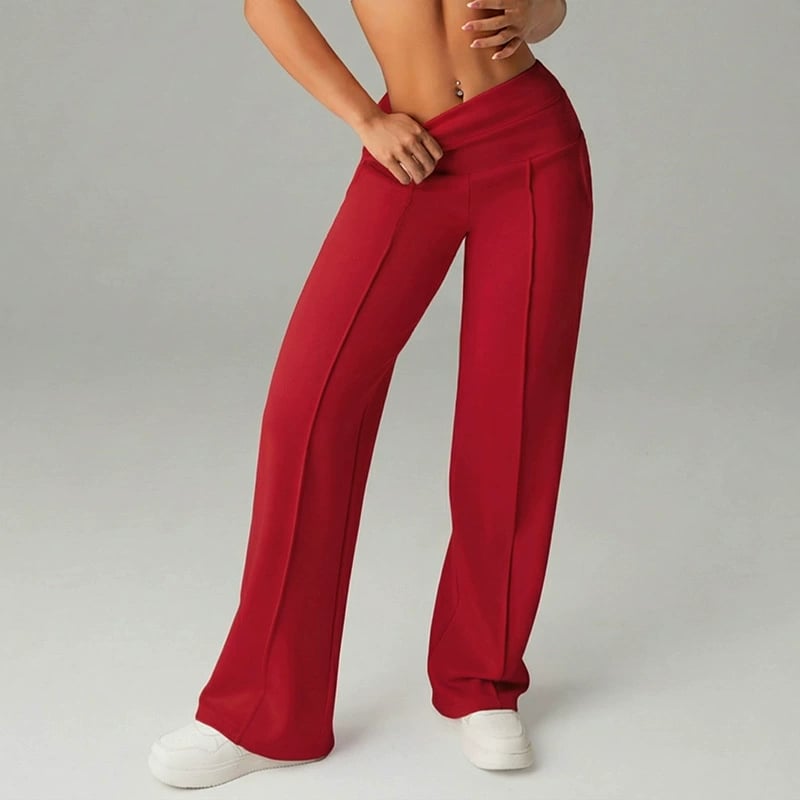 Loreto | Pantalón recto de tiro alto confort chic