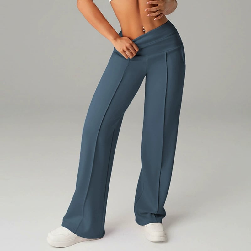 Loreto | Pantalón recto de tiro alto confort chic