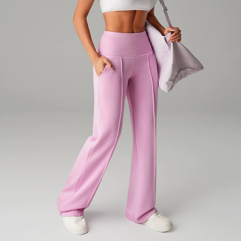 Loreto | Pantalón recto de tiro alto confort chic