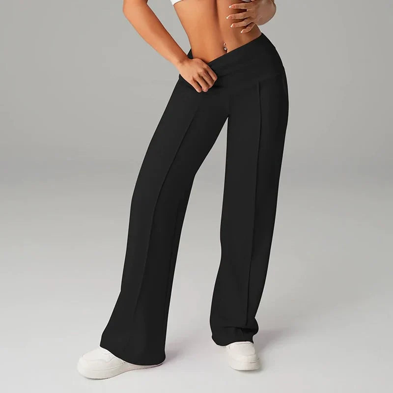 Loreto | Pantalón recto de tiro alto confort chic