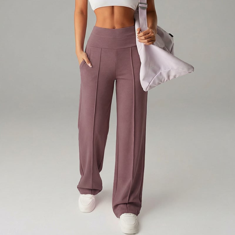 Loreto | Pantalón recto de tiro alto confort chic