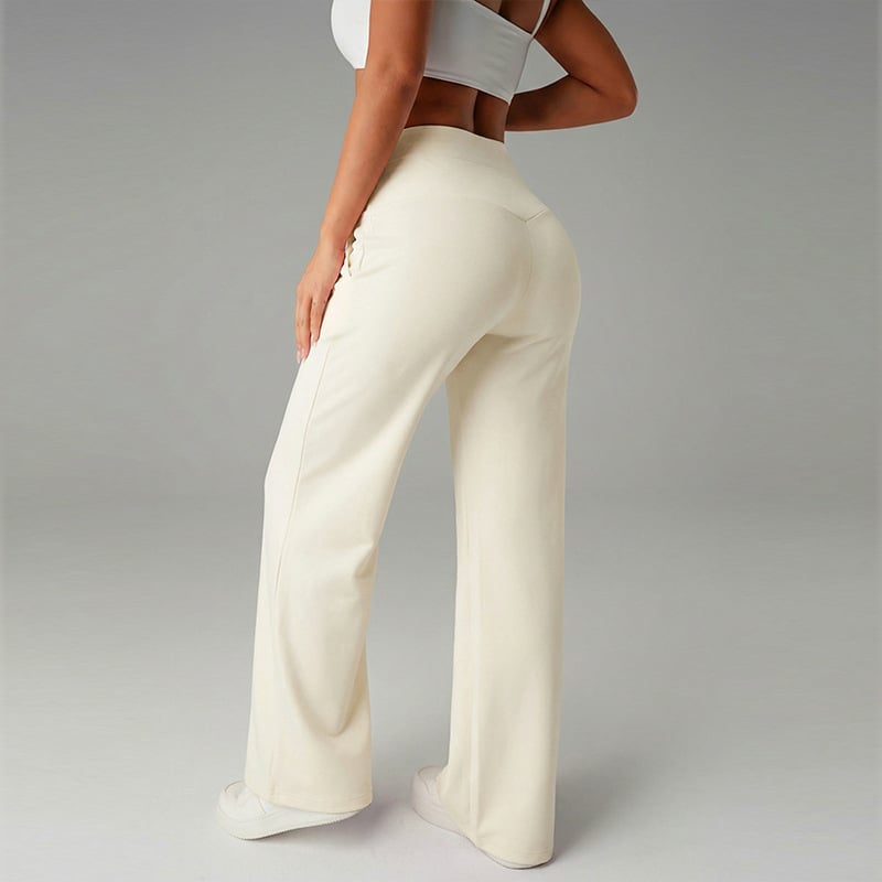 Loreto | Pantalón recto de tiro alto confort chic