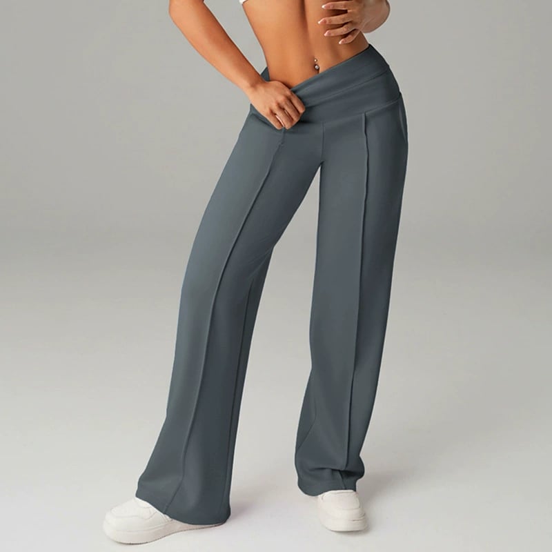 Loreto | Pantalón recto de tiro alto confort chic