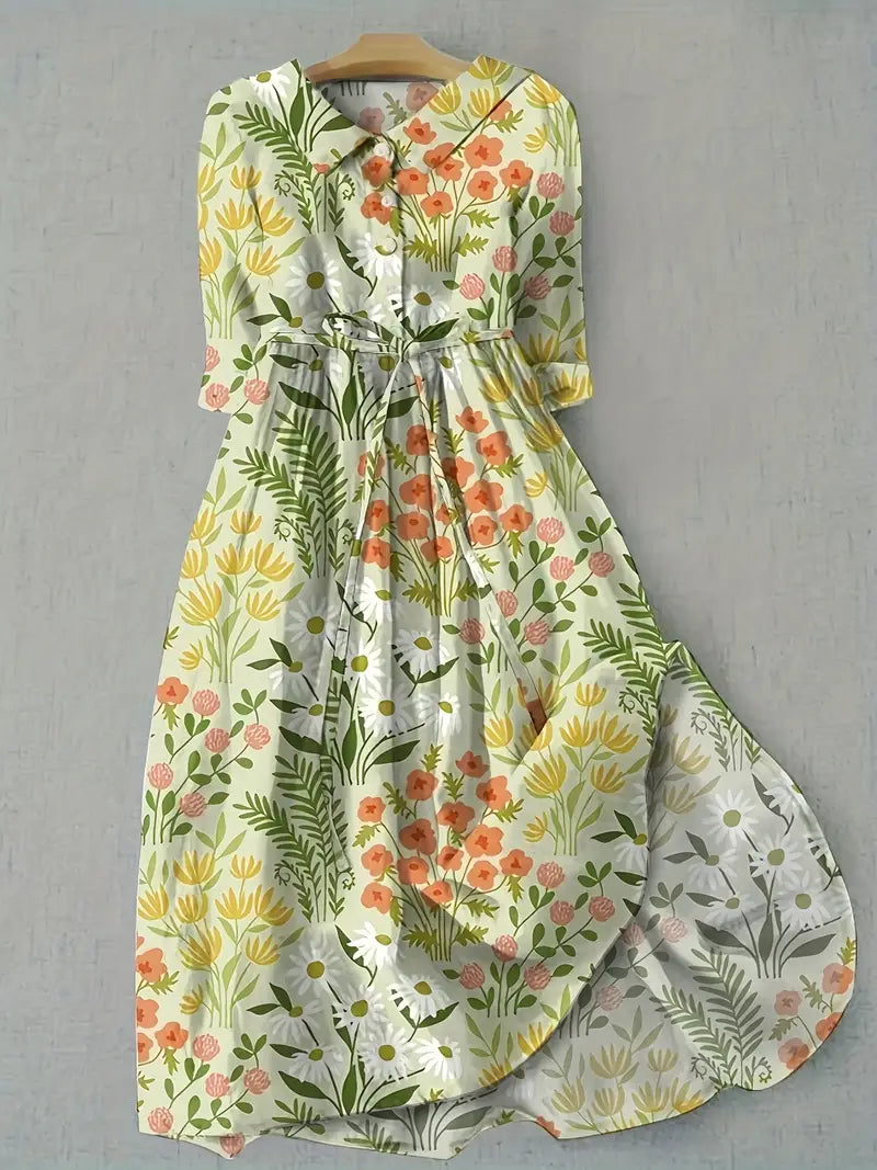 Florine | Vestido floral primaveral y fresco