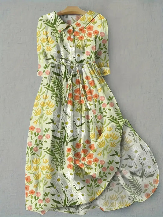 Florine | Vestido floral primaveral y fresco