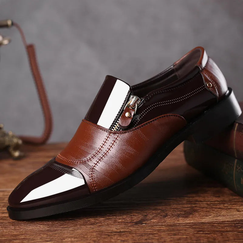 Zapatos de vestir de cuero italiano