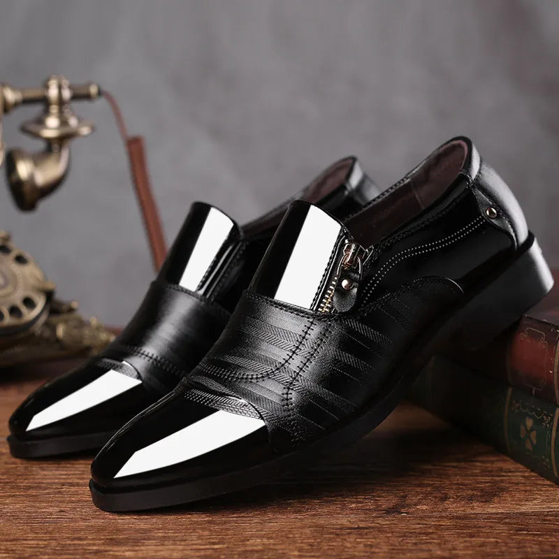 Zapatos de vestir de cuero italiano