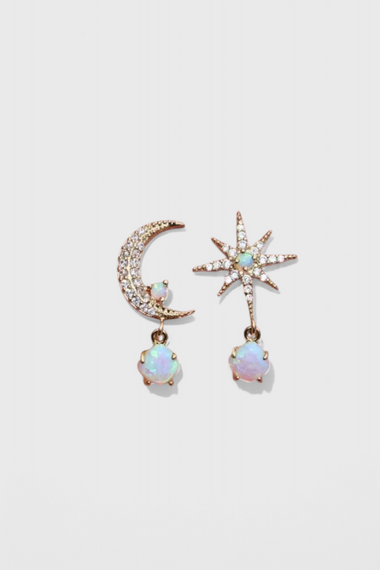 Pendientes de Luna y Estrella
