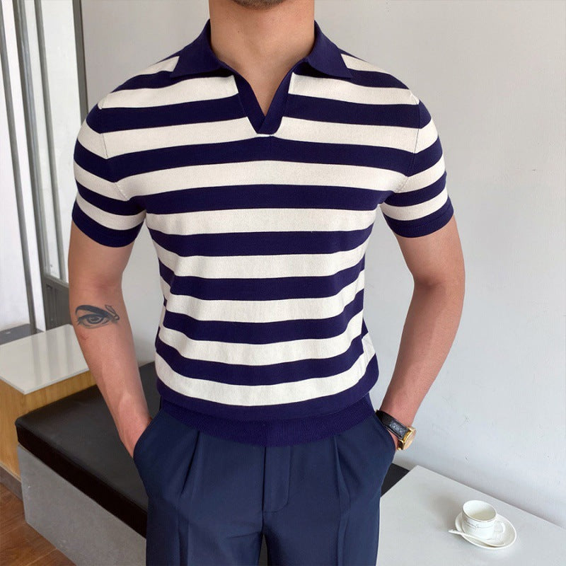 Nicolò™ | Polo elegante de cuello abierto