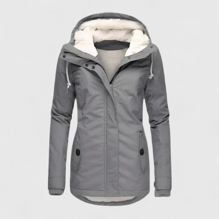 Amelie | Abrigo de invierno impermeable con capucha