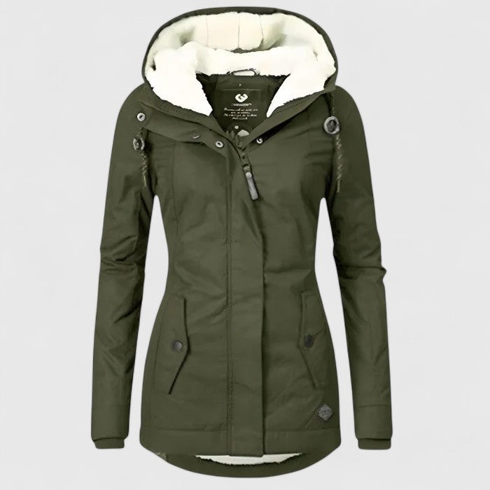 Amelie | Abrigo de invierno impermeable con capucha