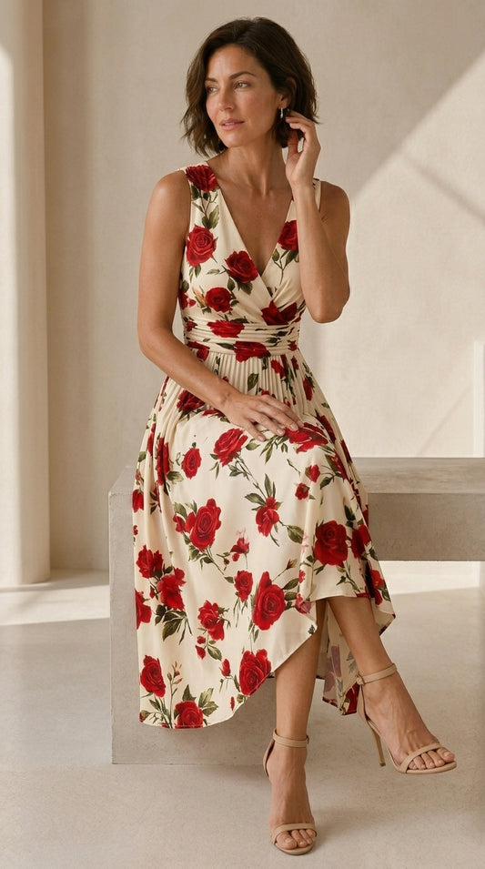 Carmen | Midi Floral de Rosas