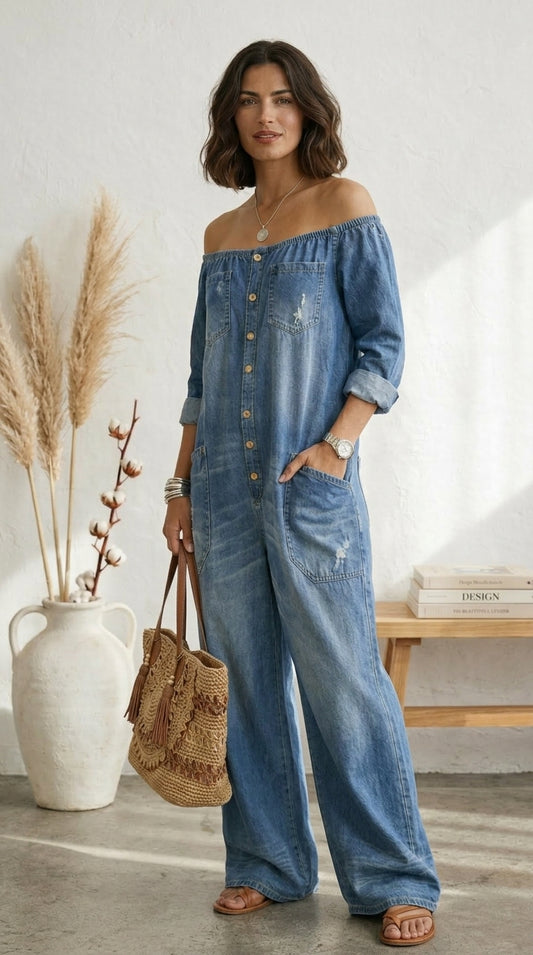 Serrano Madrid™ | Alma Mono Escote Bardot