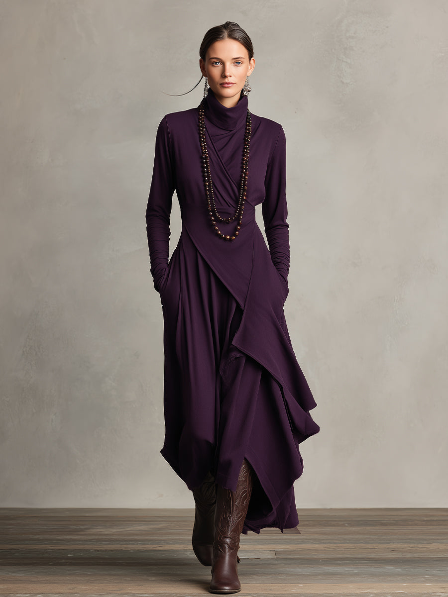 Natalie | Elegante vestido drapeado