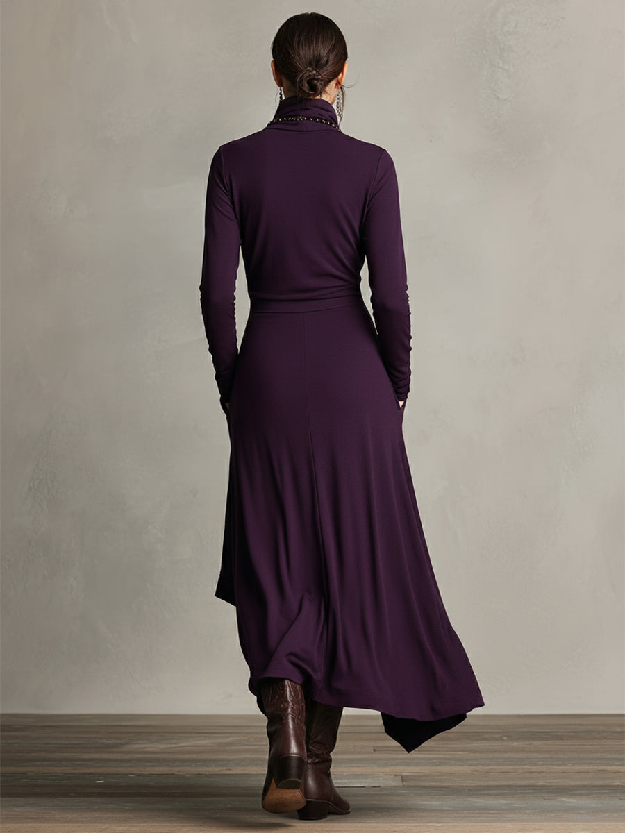 Natalie | Elegante vestido drapeado