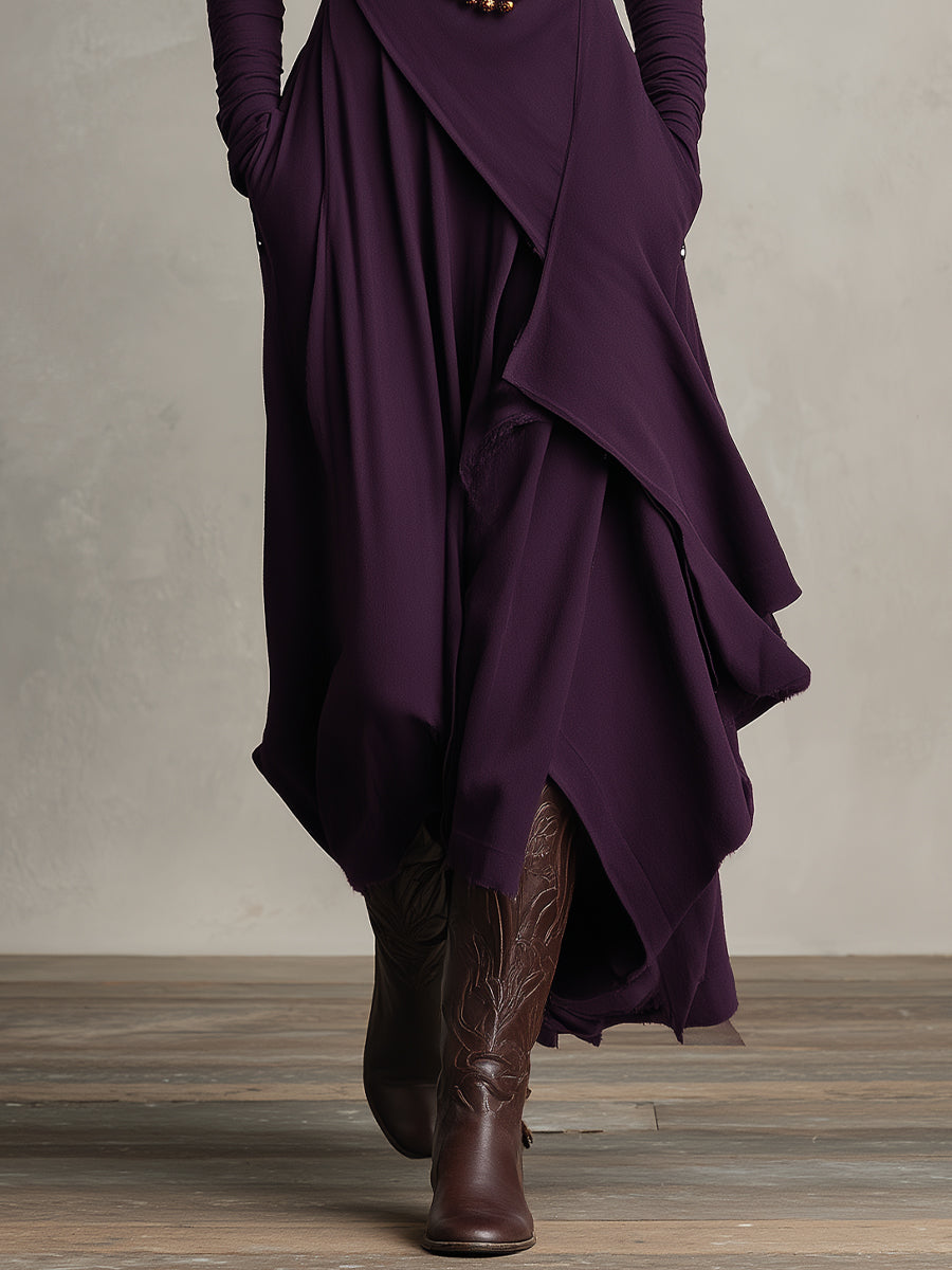 Natalie | Elegante vestido drapeado
