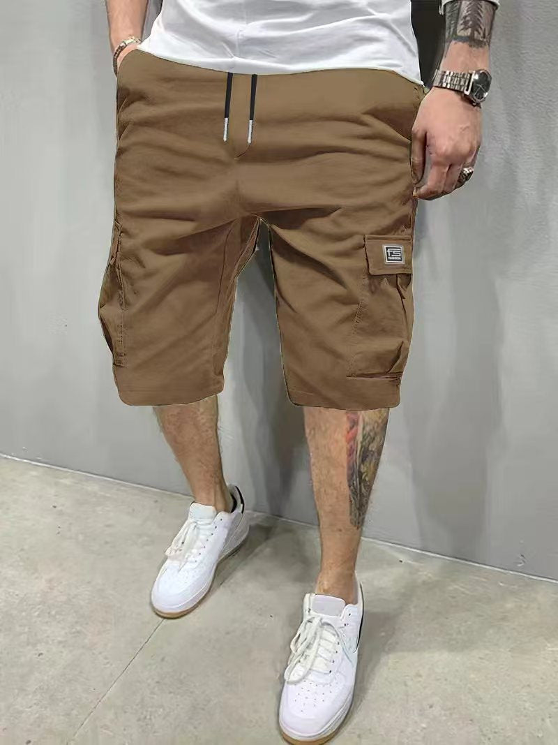 Pantalones Cortos Cargo Marino