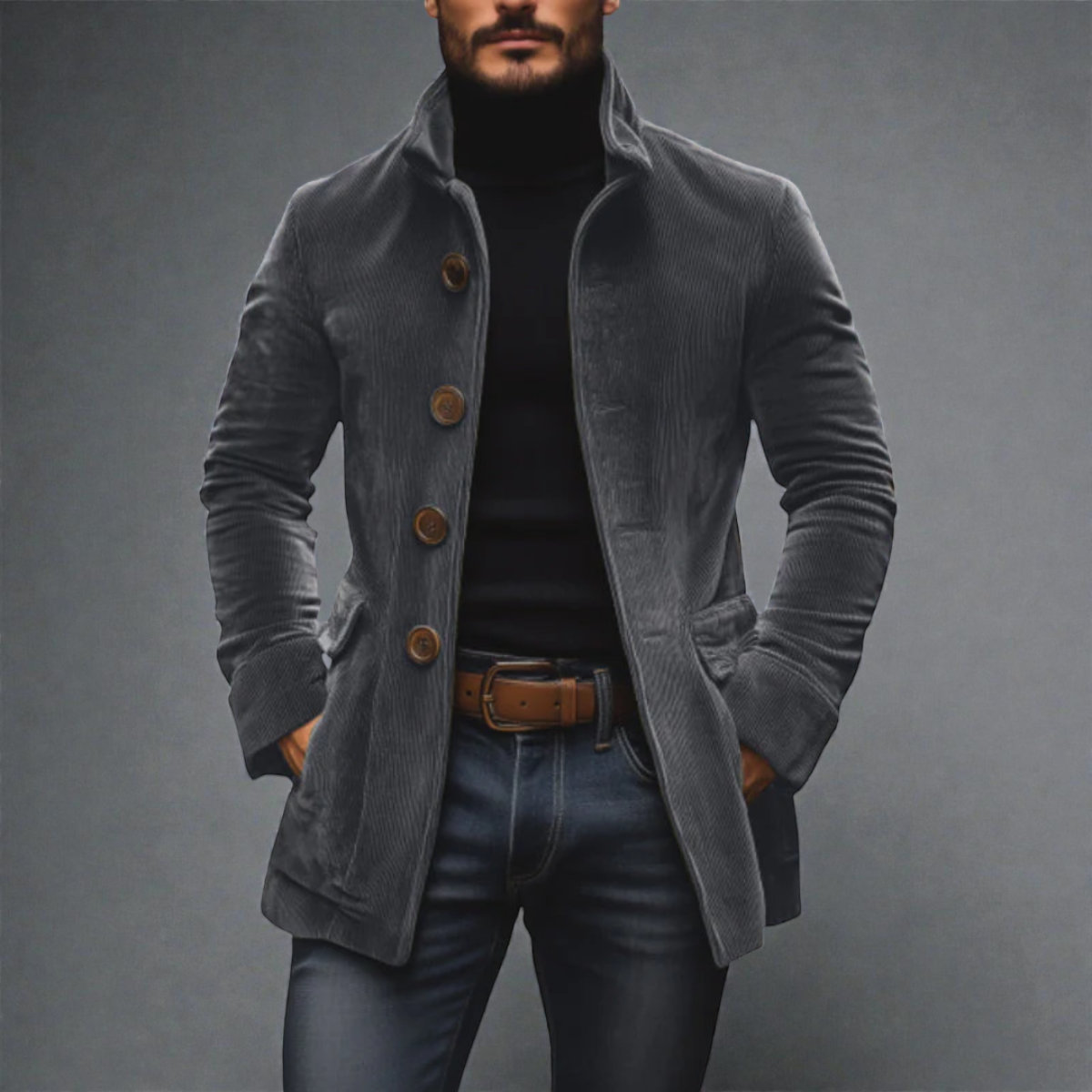 Davide™ | Chaqueta de Velur Corduroy
