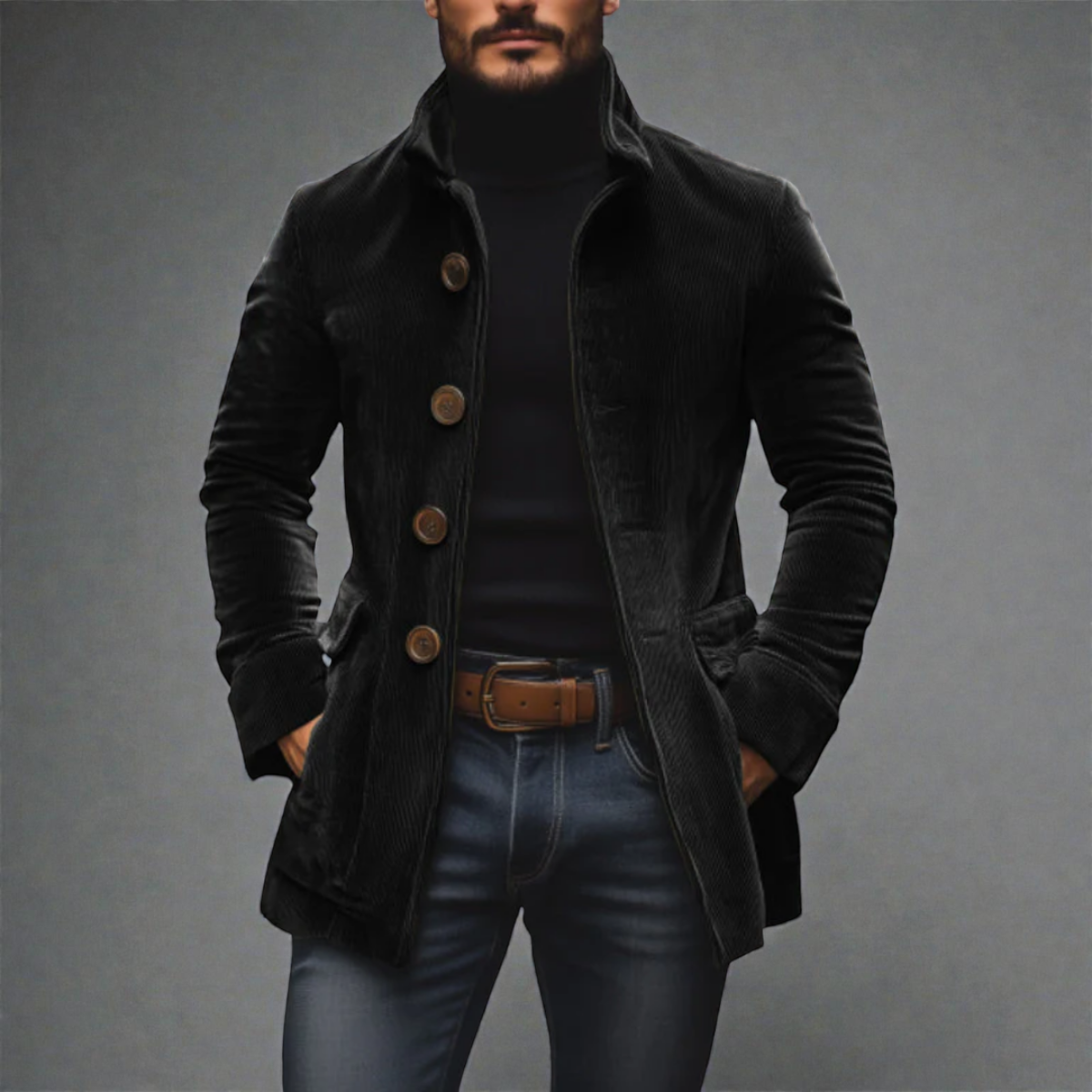 Davide™ | Chaqueta de Velur Corduroy