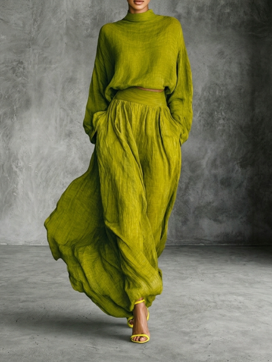 Mariela | Conjunto de mujer verde