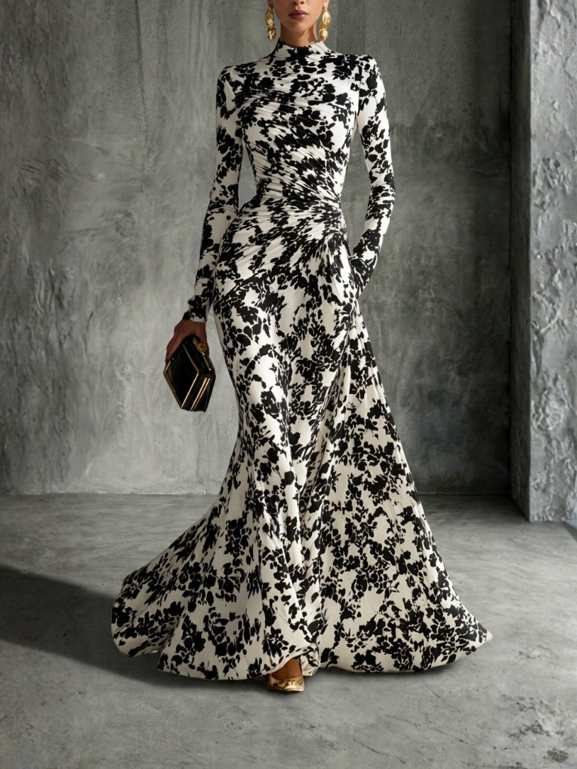 Damiana | Vestido ajustado en mezcla elástica