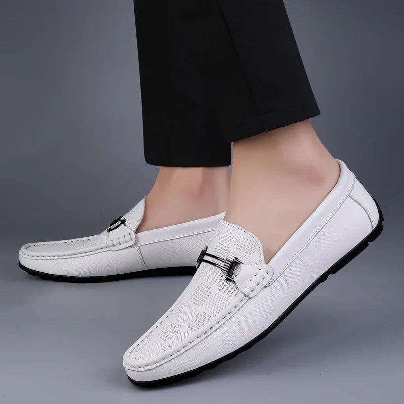 Mocasín Giorgio italiano de cuero genuino