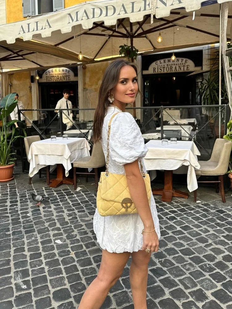 Serrano Madrid | Puff Mini Dress