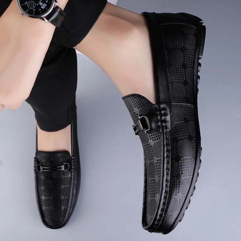 Mocasín Giorgio italiano de cuero genuino
