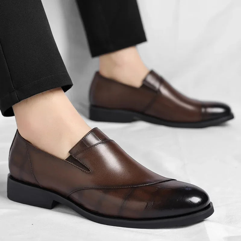 Mocasines de cuero