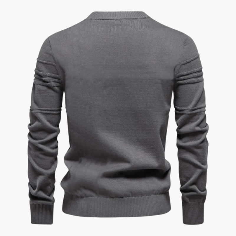 Mateo | Elegante jersey de hombre con diseño de cuadros
