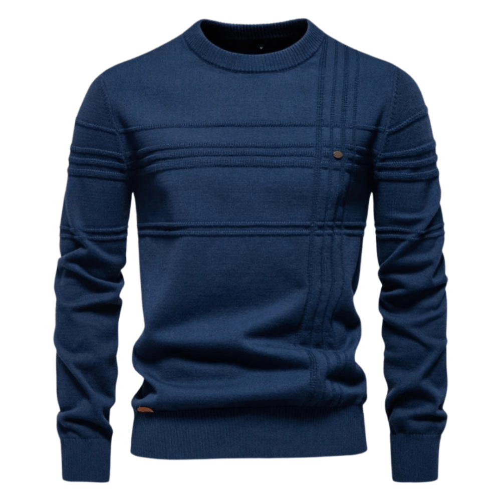 Mateo | Elegante jersey de hombre con diseño de cuadros
