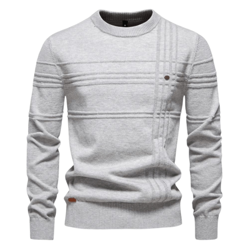 Mateo | Elegante jersey de hombre con diseño de cuadros
