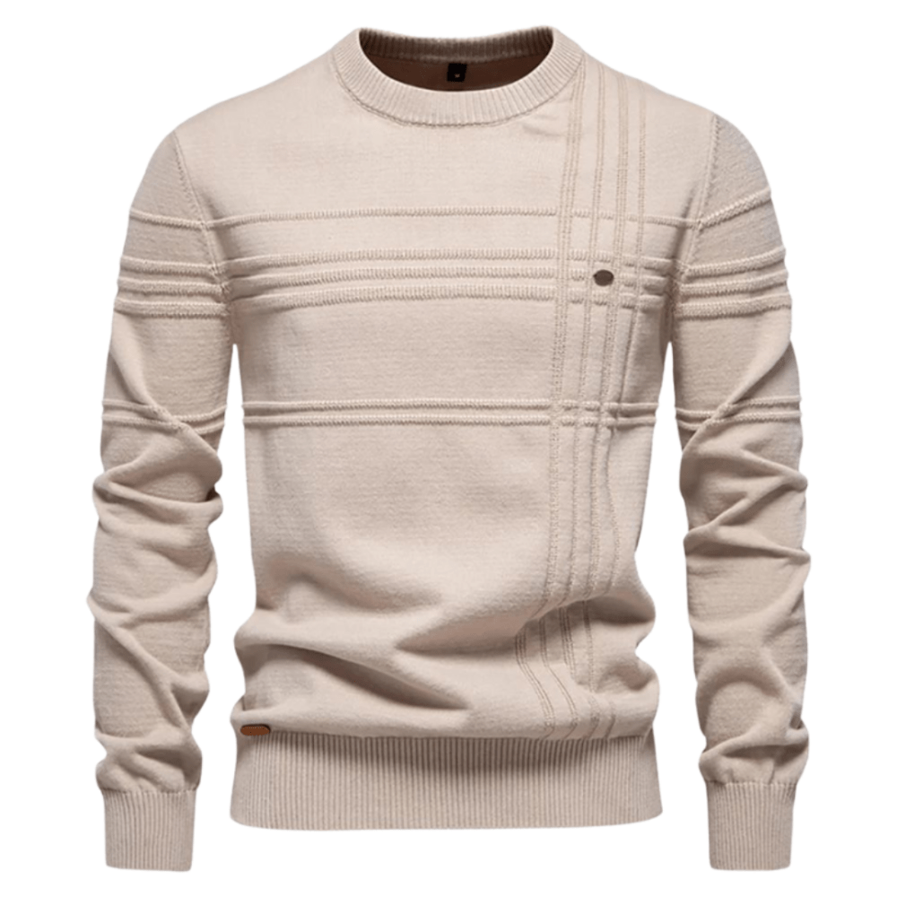 Mateo | Elegante jersey de hombre con diseño de cuadros