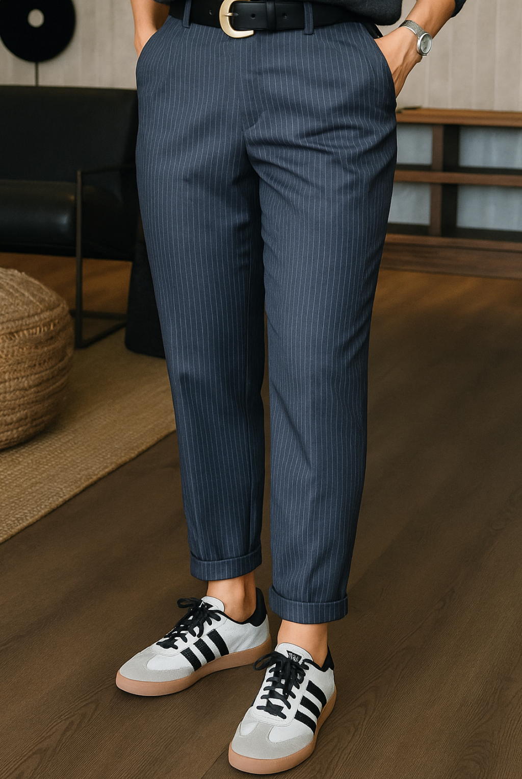 MATILDA | PANTALÓN ELEGANTE CON RAYAS
