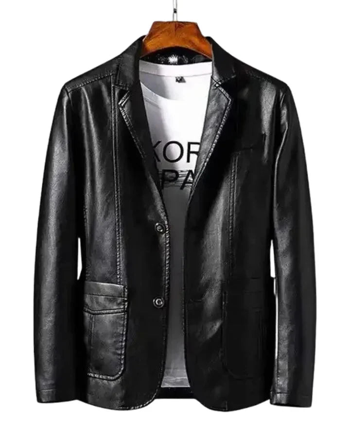 Chaqueta de cuero premium