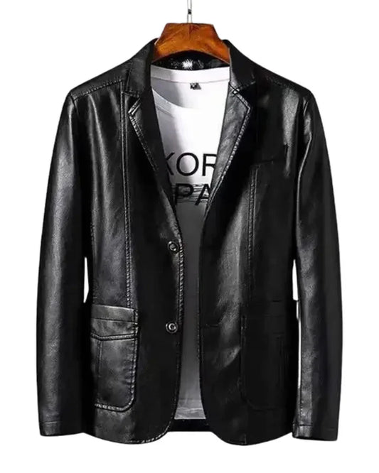 Chaqueta de cuero premium
