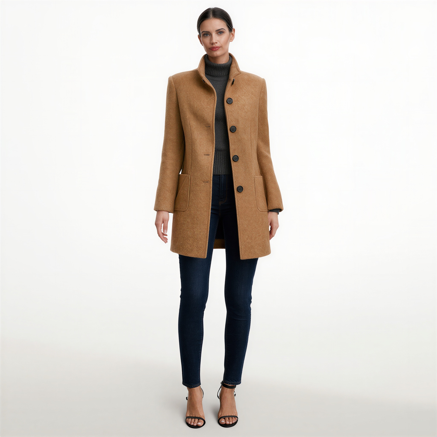 Alana | Elegante abrigo de mujer con un corte perfecto