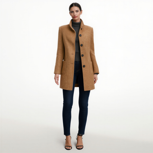Alana | Elegante abrigo de mujer con un corte perfecto
