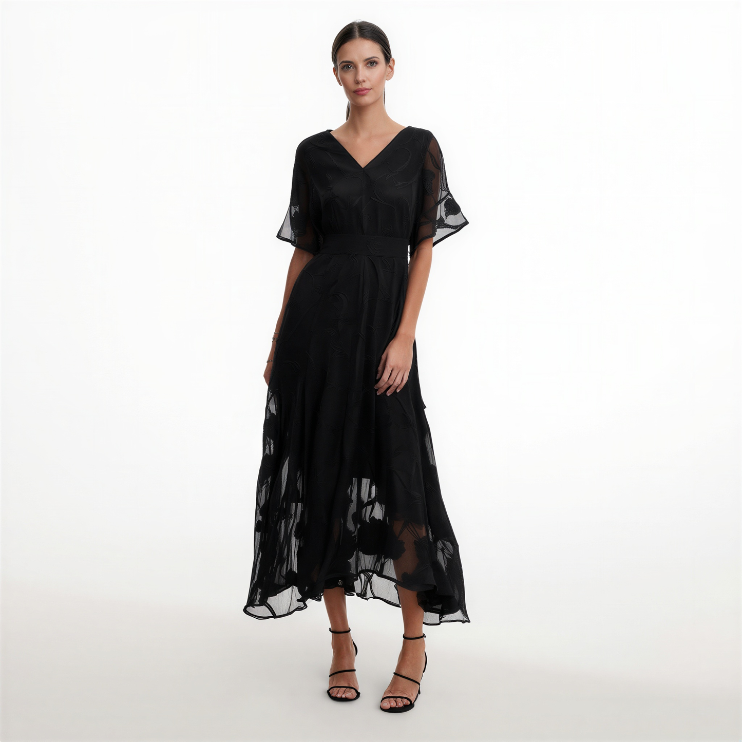 Martina | Vestido Midi Azul Sofisticado