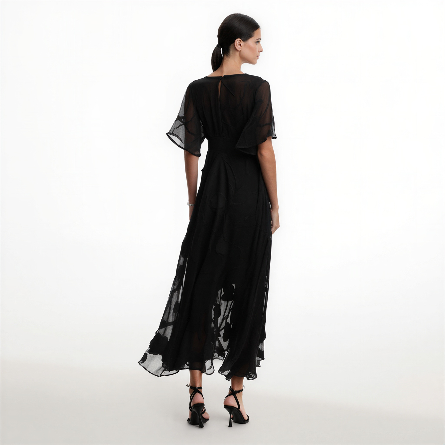 Martina | Vestido Midi Azul Sofisticado