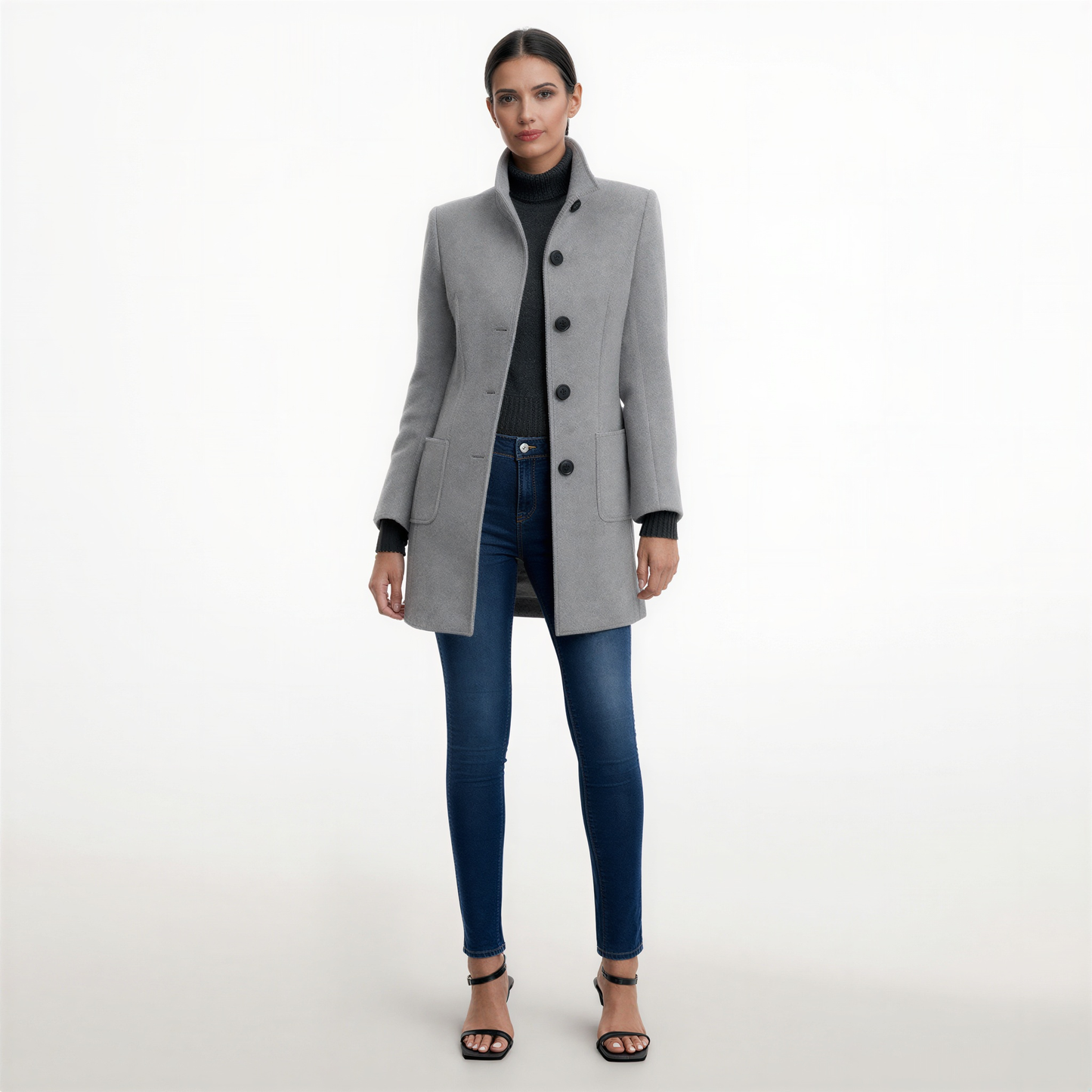 Alana | Elegante abrigo de mujer con un corte perfecto