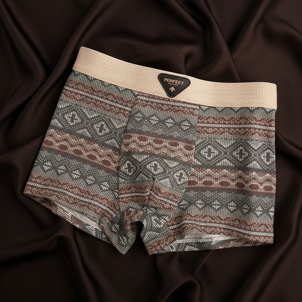 Calzoncillos retro de algodón