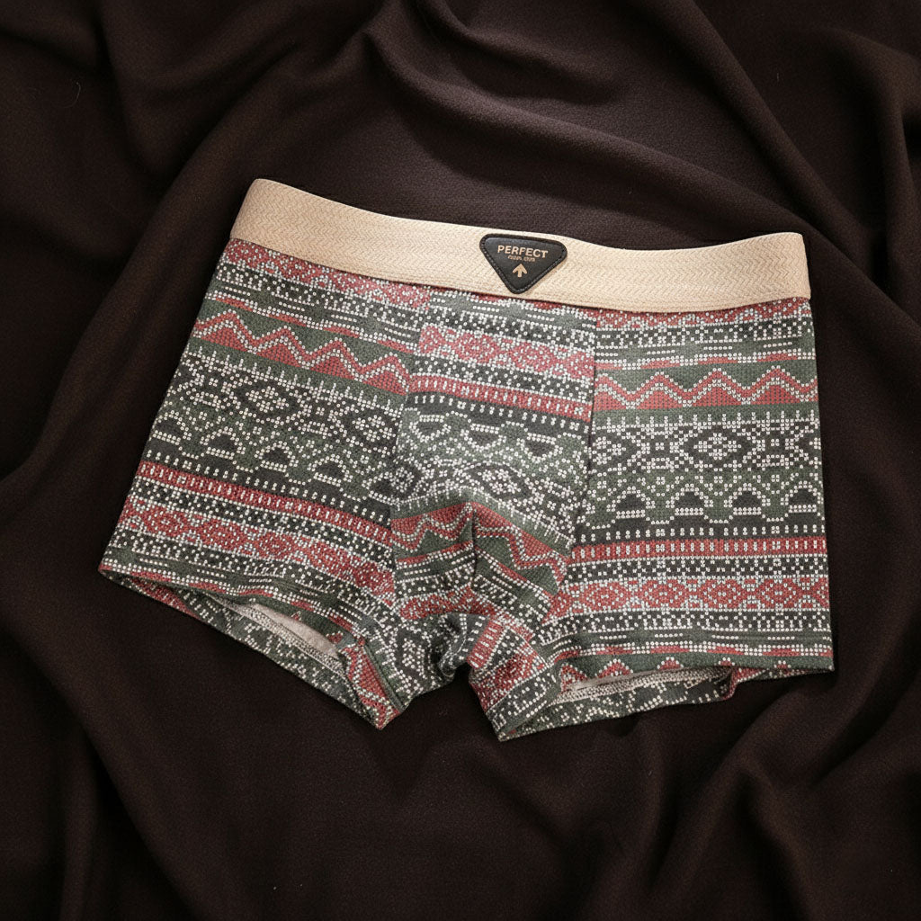 Calzoncillos retro de algodón