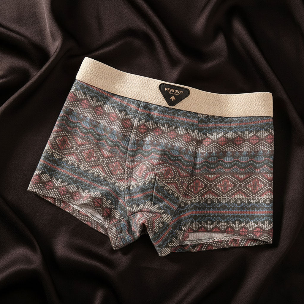 Calzoncillos retro de algodón