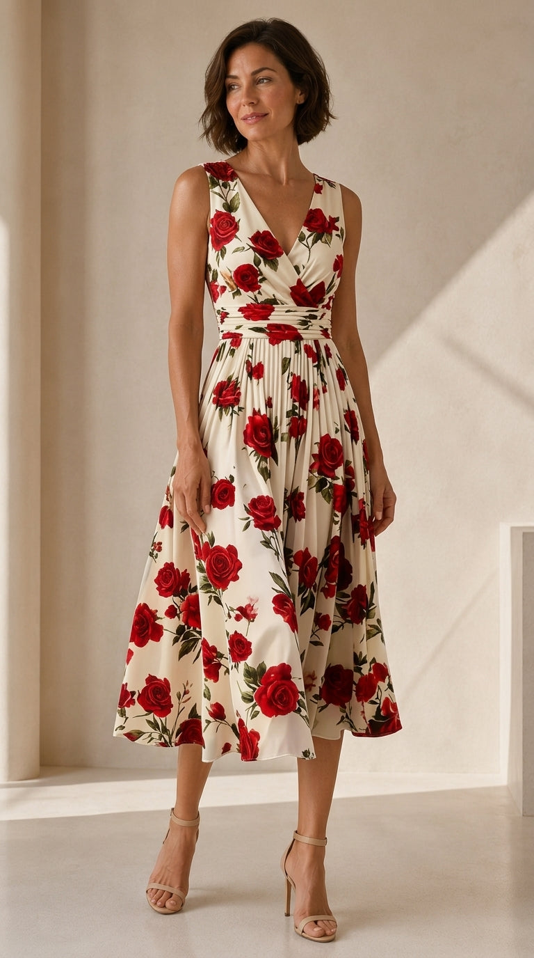 Carmen | Midi Floral de Rosas