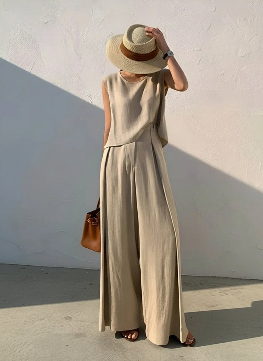 Atenea™ | Conjunto camisa y pantalón viscosa