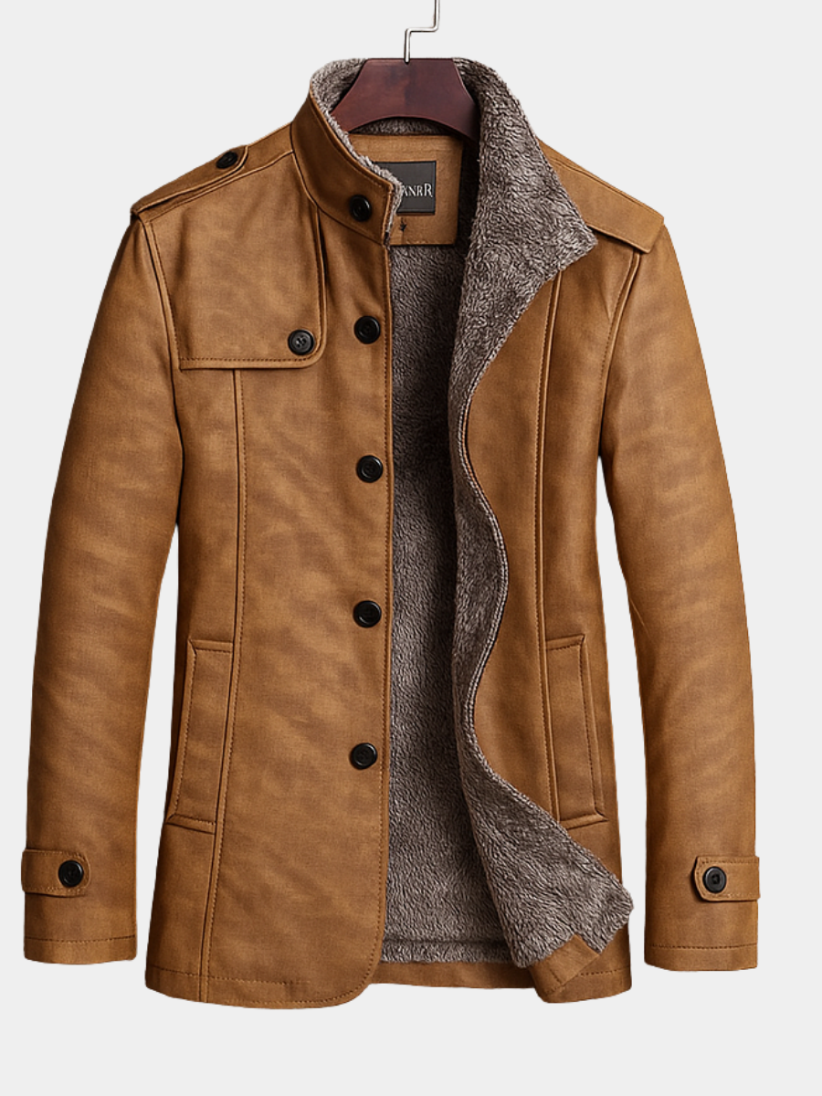 SERRANO MADRID | ABRIGO DE HOMBRE EN GAMUZA