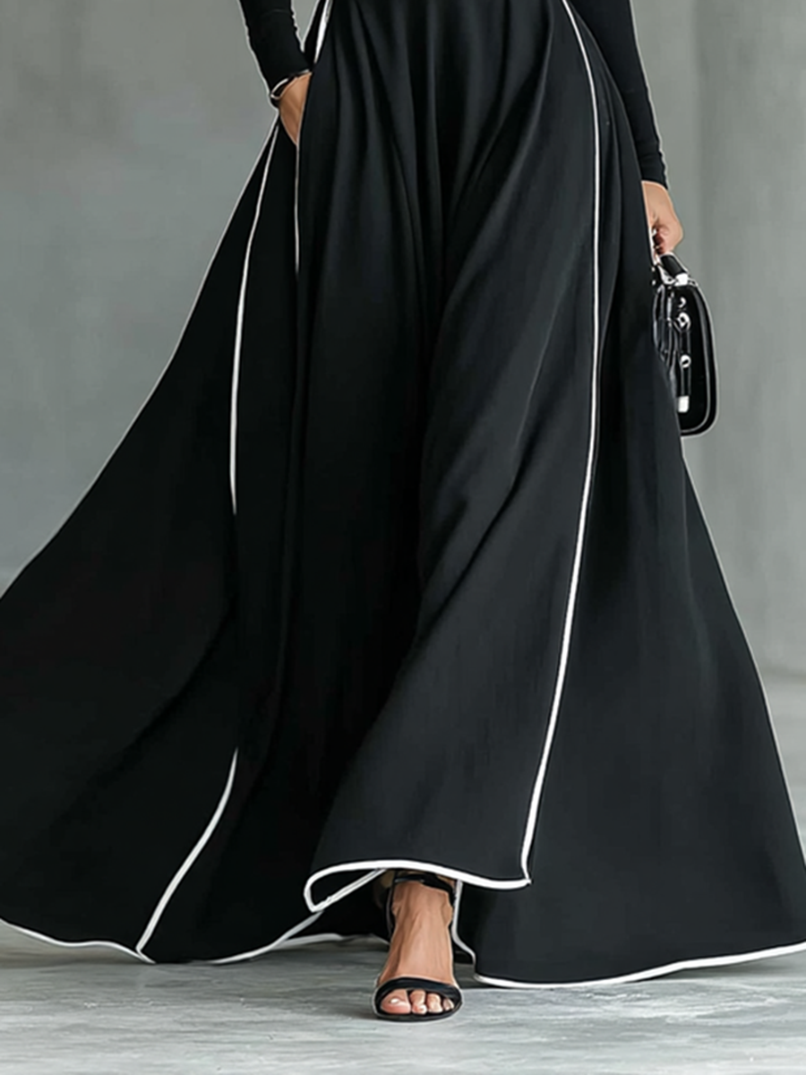 Ginevra | Vestido largo negro