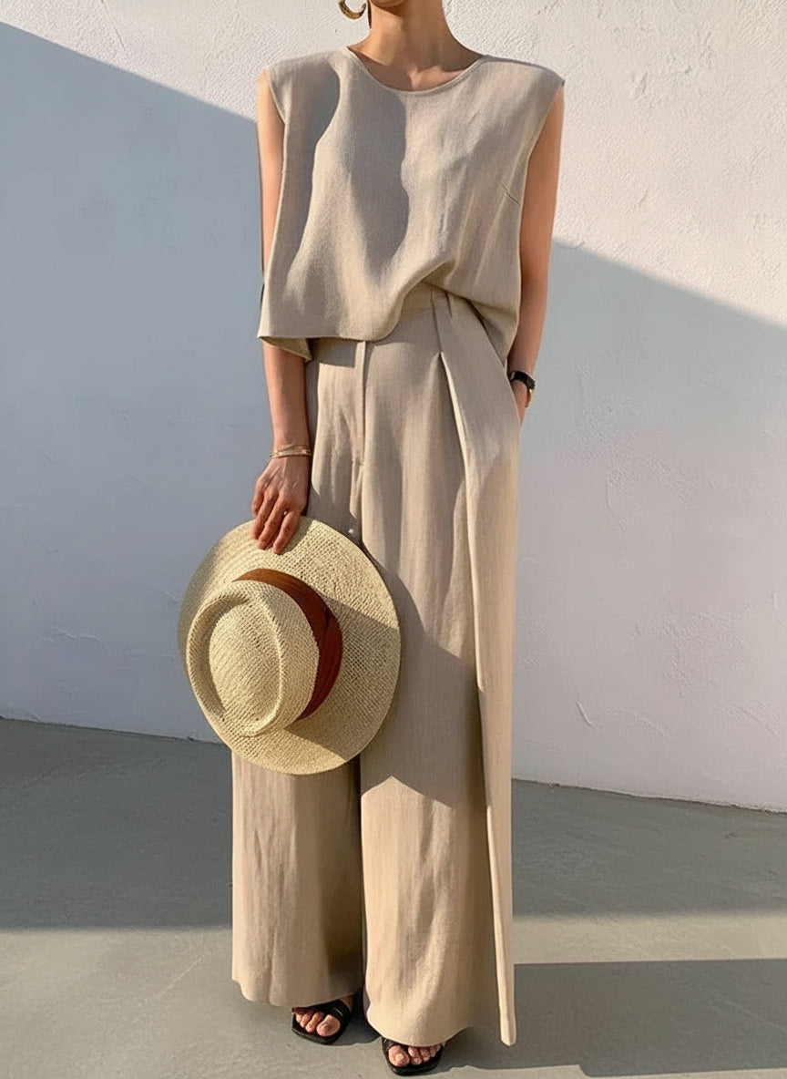 Atenea™ | Conjunto camisa y pantalón viscosa